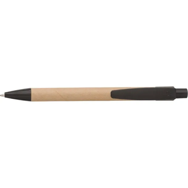  Cardboard and wheat straw ball pen black