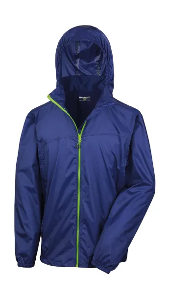  HDI Quest Lightweight Stowable Jacket - Result Urban Navy Limeta