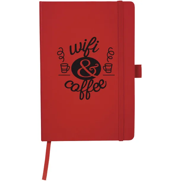 Flex A5 notebook with flexible back cover - JournalBooks Red