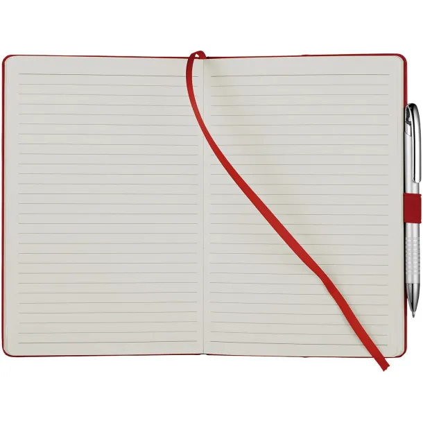Flex A5 notebook with flexible back cover - JournalBooks Red