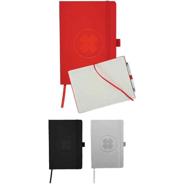 Flex A5 notebook with flexible back cover - JournalBooks Red