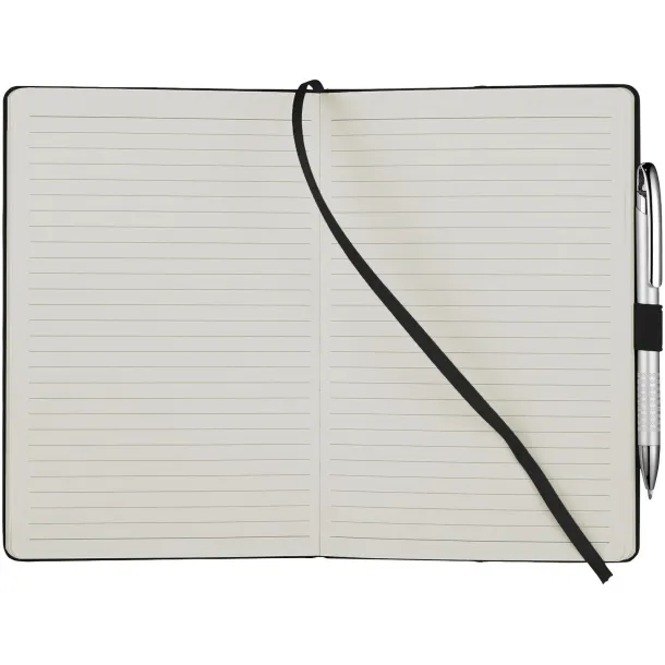 Flex A5 notebook with flexible back cover - JournalBooks Solid black