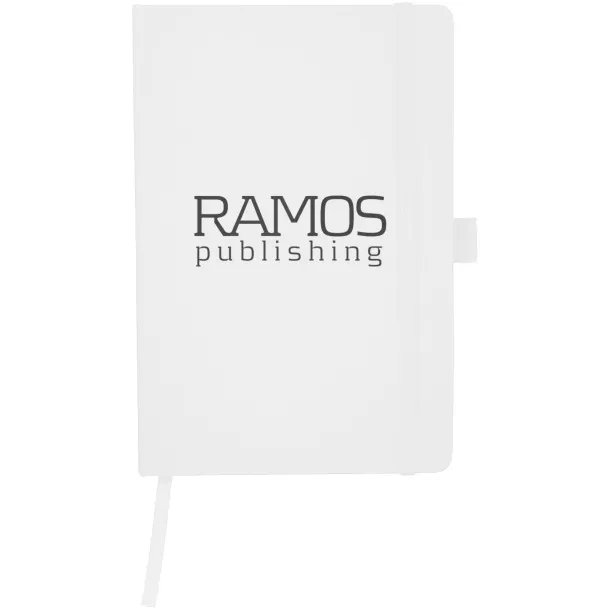 Flex A5 notebook with flexible back cover - JournalBooks White