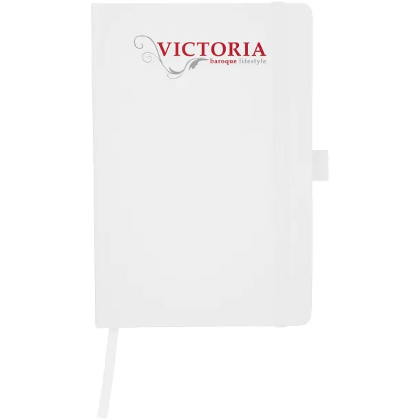 Flex A5 notebook with flexible back cover - JournalBooks White