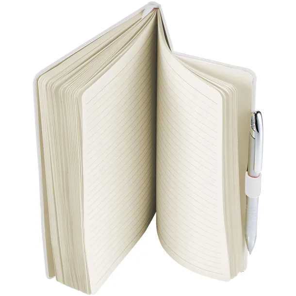 Flex A5 notebook with flexible back cover - JournalBooks White
