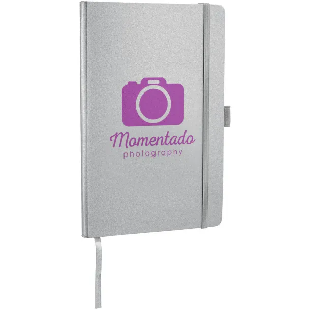 Flex A5 notebook with flexible back cover - JournalBooks Silver