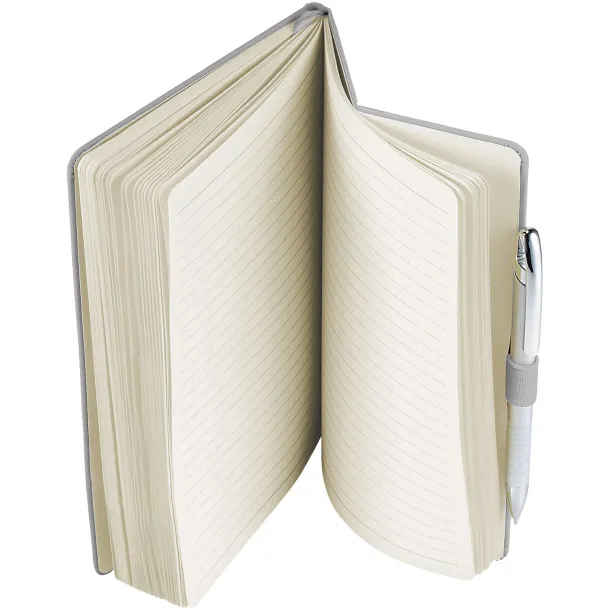 Flex A5 notebook with flexible back cover - JournalBooks Silver