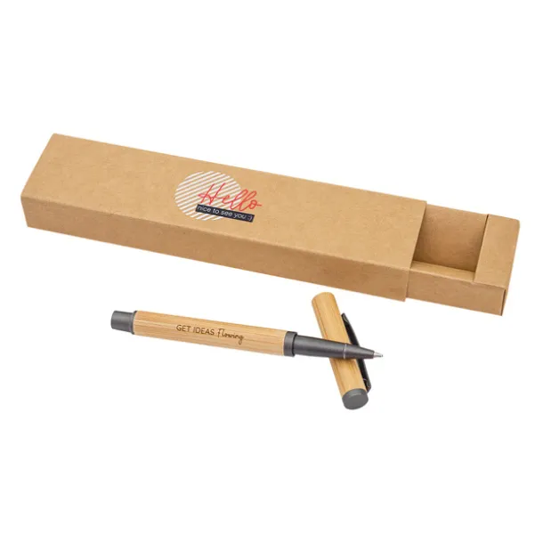 MACHINO bamboo ballpen in a box Beige