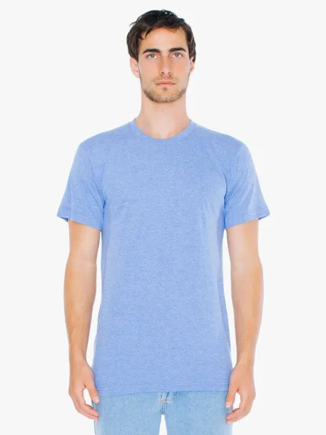  UNISEX TRI-BLEND SHORT SLEEVE TRACK T-SHIRT - American Apparel Athletic Blue