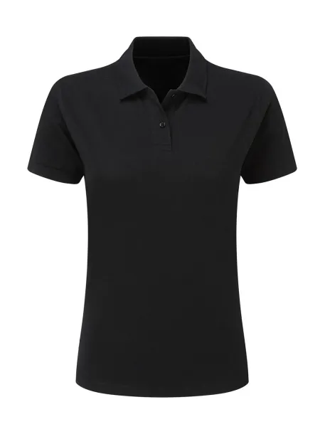  Ženska pamučna polo majica, 180 g/m² - SG Originals Crna