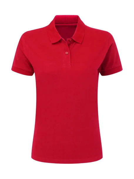  Ženska pamučna polo majica, 180 g/m² - SG Originals Crvena