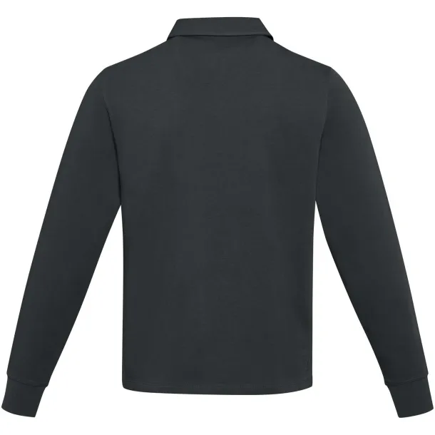 Clyde unisex organska polo majica s dugim rukavima - Elevate NXT Solid black