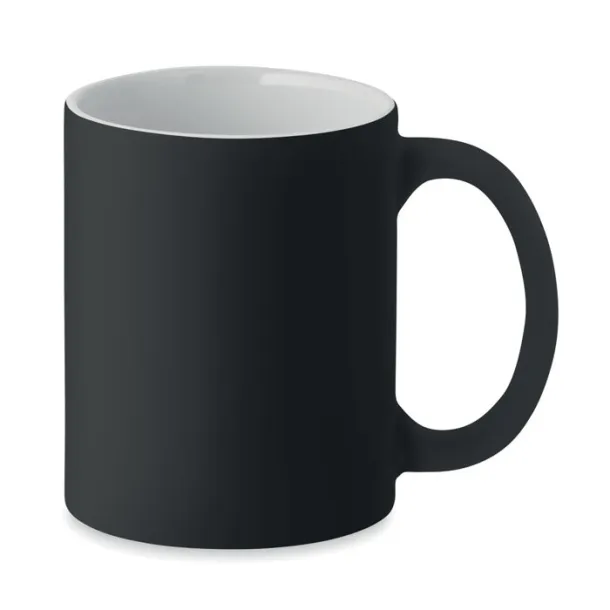 DUBLIN COLOUR Matt coloured mug 300 ml Black