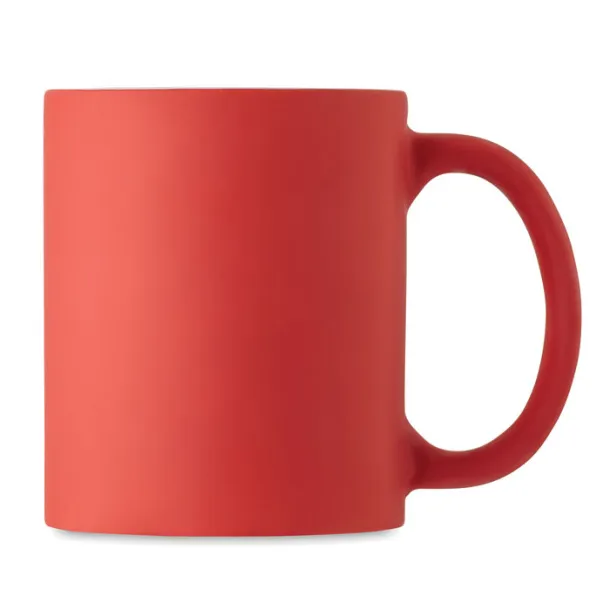 DUBLIN COLOUR Matt coloured mug 300 ml Red