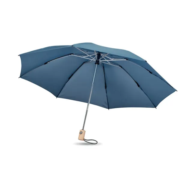 LEEDS 23 inch 190T RPET umbrella Blue