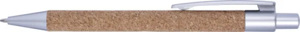 Macie Cork ballpen  silver