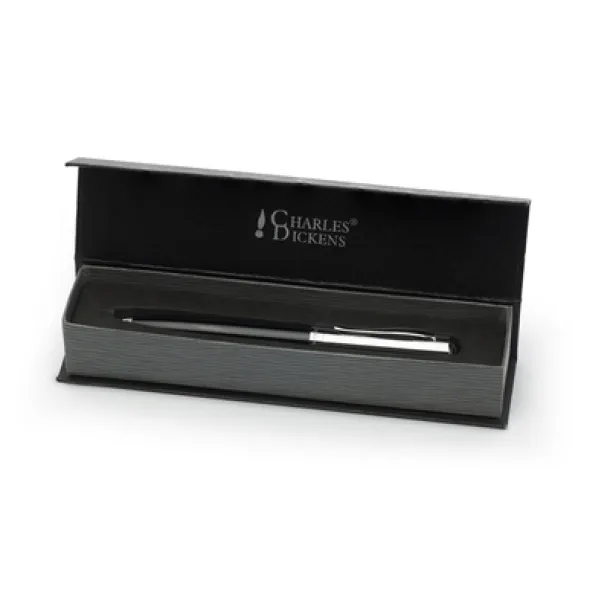  Charles Dickens ball pen in case Crna