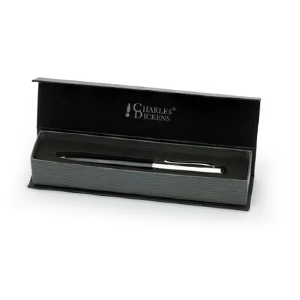  Charles Dickens ball pen in case Crna