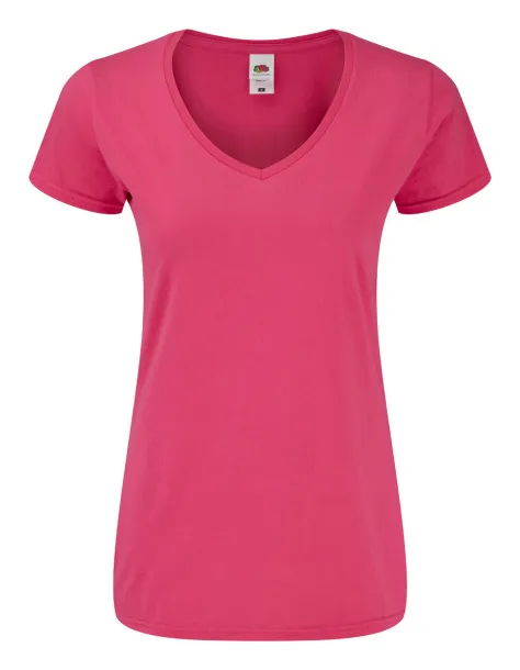 Iconic V-Neck Women women T-shirt Pink