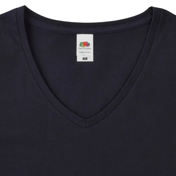 Iconic V-Neck Women ženska majica kratkih rukava Tamno plava