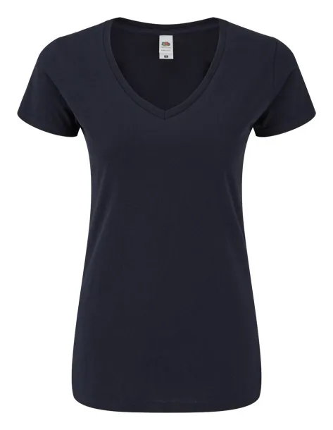 Iconic V-Neck Women women T-shirt Dark blue