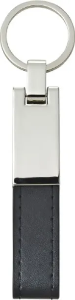 Keon Steel and PU key holder  Crna