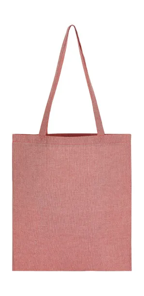  Recycled Cotton/Polyester Tote LH - SG Accessories - BAGS (Ex JASSZ Bags) Red Heather