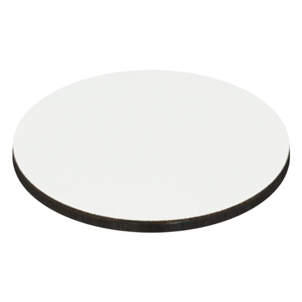 SUBLI COASTER ROUND Sublimation coaster White