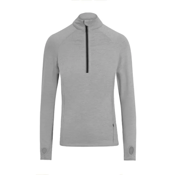  Cool Flex 1/2 zip majica - Just Cool Silver Grey