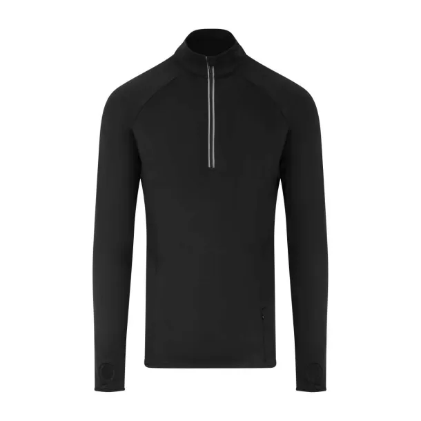  COOL FLEX 1/2 ZIP TOP - Just Cool Black