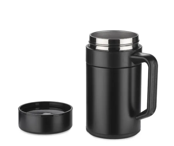 BOSSKI putna šalica, 400ml BLACK