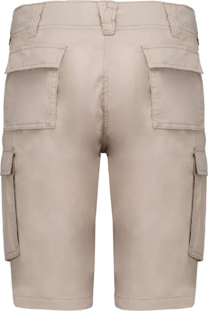  Ženske lagane bermuda hlače s više džepova, 140 g/m2 - Kariban Beige