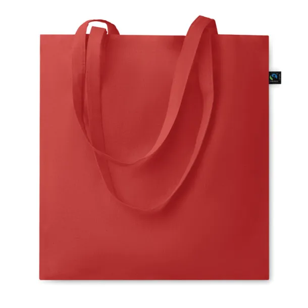 OSOLE COLOUR Fairtrade shopping bag140gr/m² Red