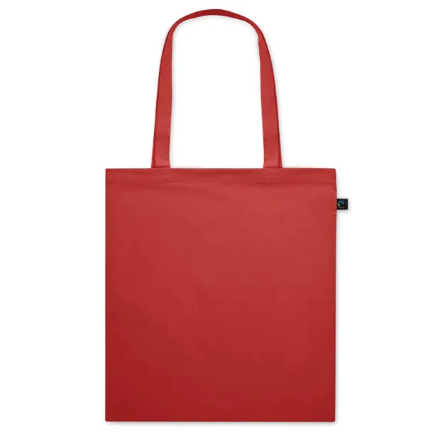 OSOLE COLOUR Fairtrade shopping bag140gr/m² Red