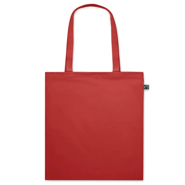 OSOLE COLOUR Fairtrade shopping bag140gr/m² Red