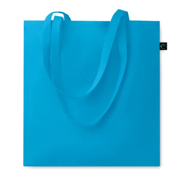 OSOLE COLOUR Fairtrade shopping bag140gr/m² Turquoise