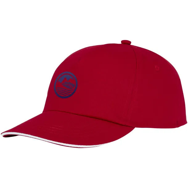 Styx 5 panel sandwich cap - Elevate Essentials Red