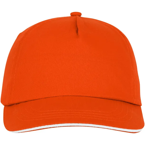 Styx 5 panel sandwich cap - Elevate Essentials Orange