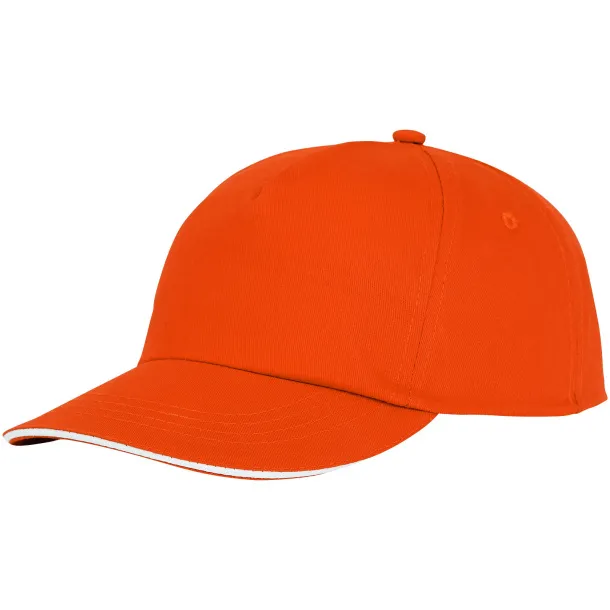 Styx 5 panel sandwich cap - Elevate Essentials Orange