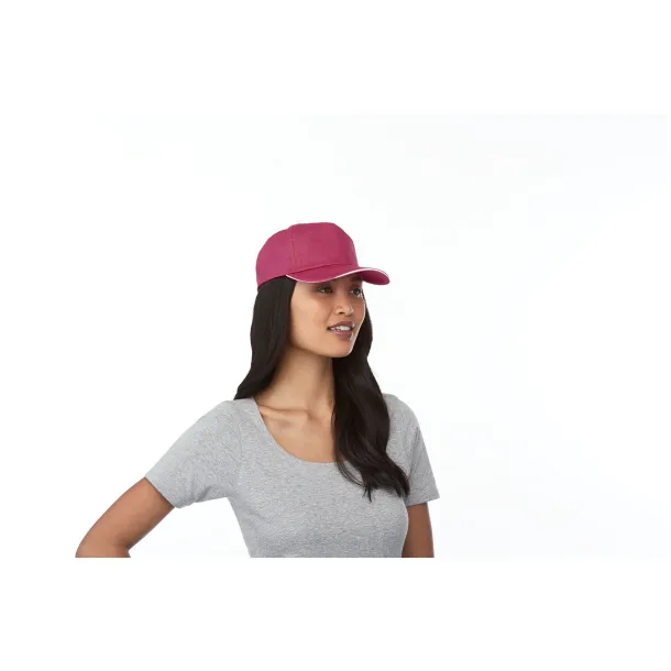 Styx 5 panel sandwich cap - Elevate Essentials Magenta