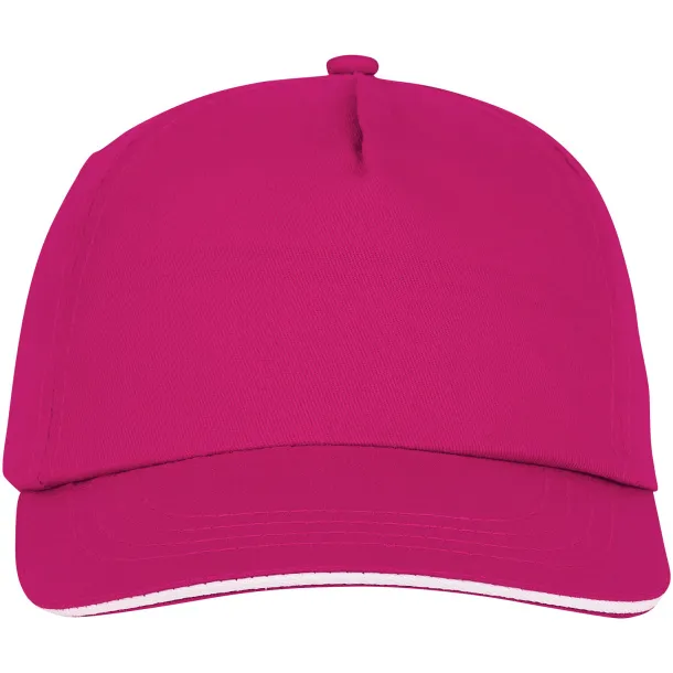 Styx 5 panel sandwich cap - Elevate Essentials Magenta