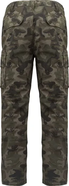  MEN'S MULTIPOCKET TROUSERS - Kariban Olive Camouflage #585749