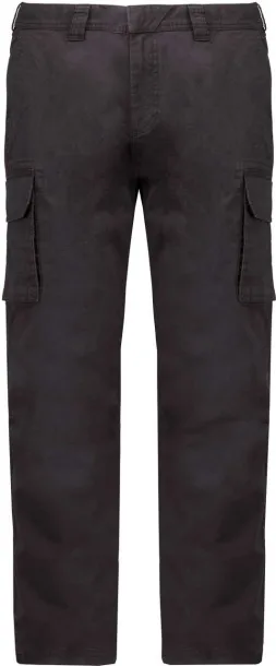  MEN'S MULTIPOCKET TROUSERS - Kariban Tamno siva