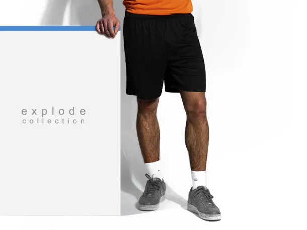 SPORTY sports shorts - EXPLODE Black