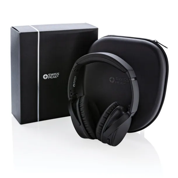  Swiss Peak ANC headphone - Swiss Peak Black 