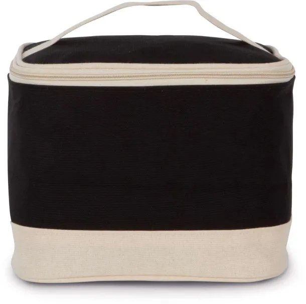  VANITY CASE IN COTTON - 220 g/m² - Kimood Black Natural