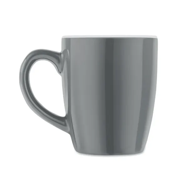 COLOUR TRENT Ceramic coloured mug 300 ml Grey