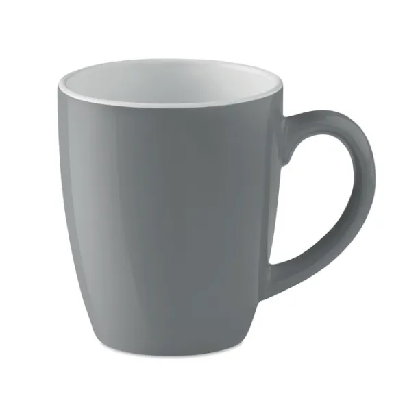 COLOUR TRENT Ceramic coloured mug 300 ml Grey