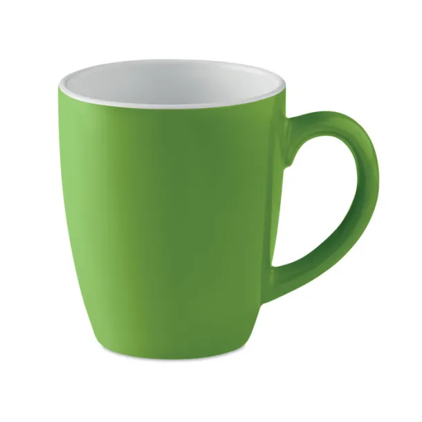 COLOUR TRENT Ceramic coloured mug 300 ml Green