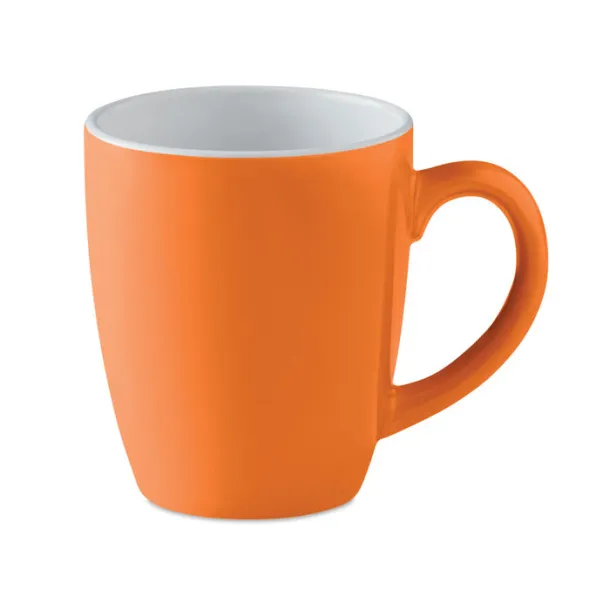 COLOUR TRENT Ceramic coloured mug 300 ml Orange